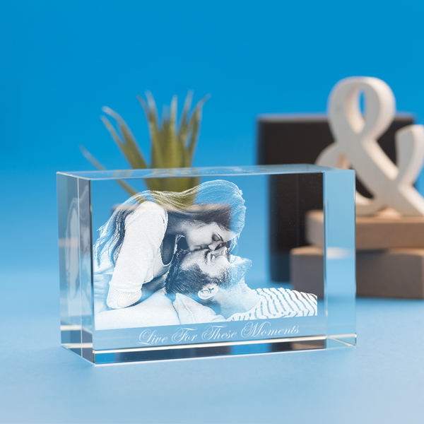  Crystal Clear Memories 3D Crystal Photo, Personalized